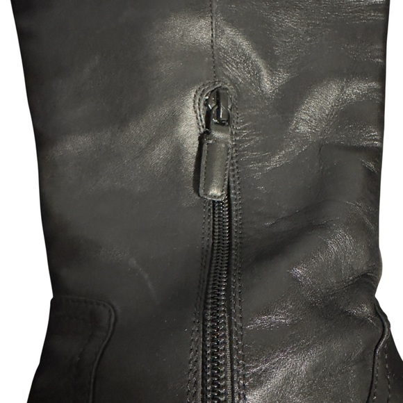 Cole Haan Harrington Black Riding Boots - Picture 6 of 9